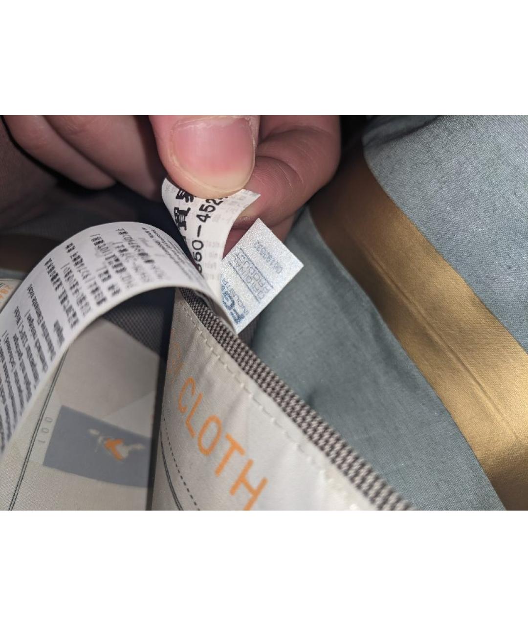 CP COMPANY Серое полиамидовое пальто, фото 7