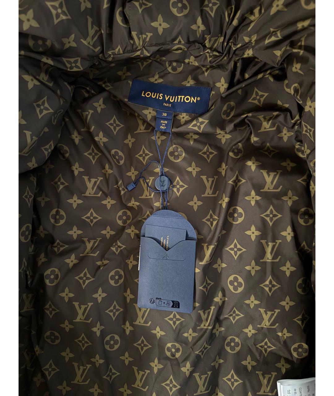 LOUIS VUITTON Черный полиамидовый пуховик, фото 3