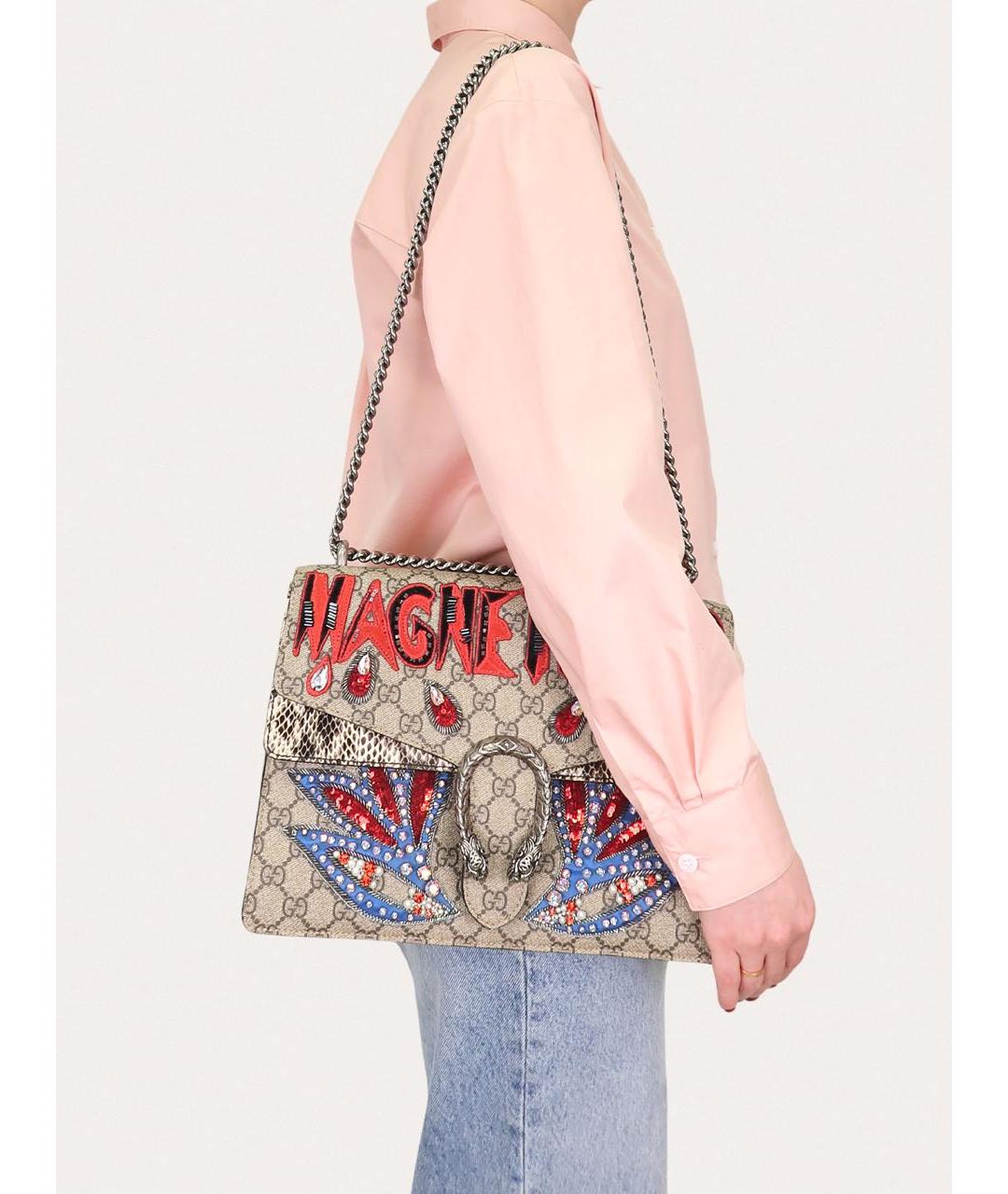 GUCCI Бежевая сумка через плечо, фото 8