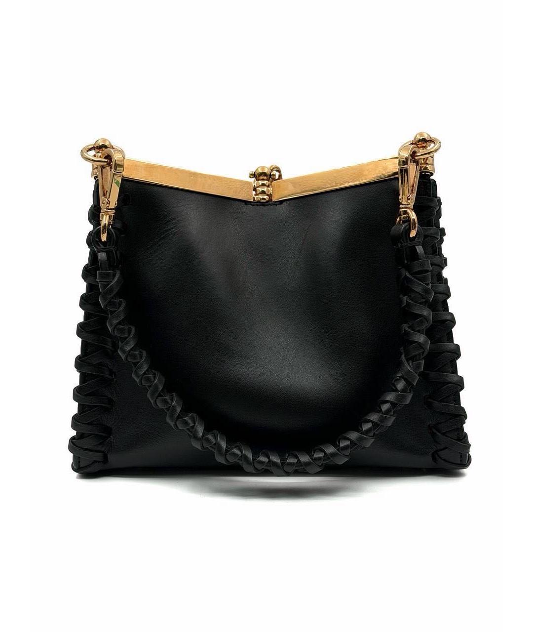 ETRO Черная кожаная сумка через плечо, фото 3