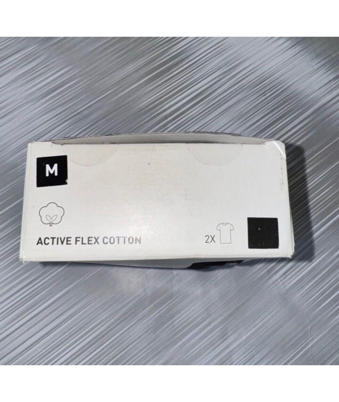 ADIDAS Черная хлопко-эластановая футболка, фото 7