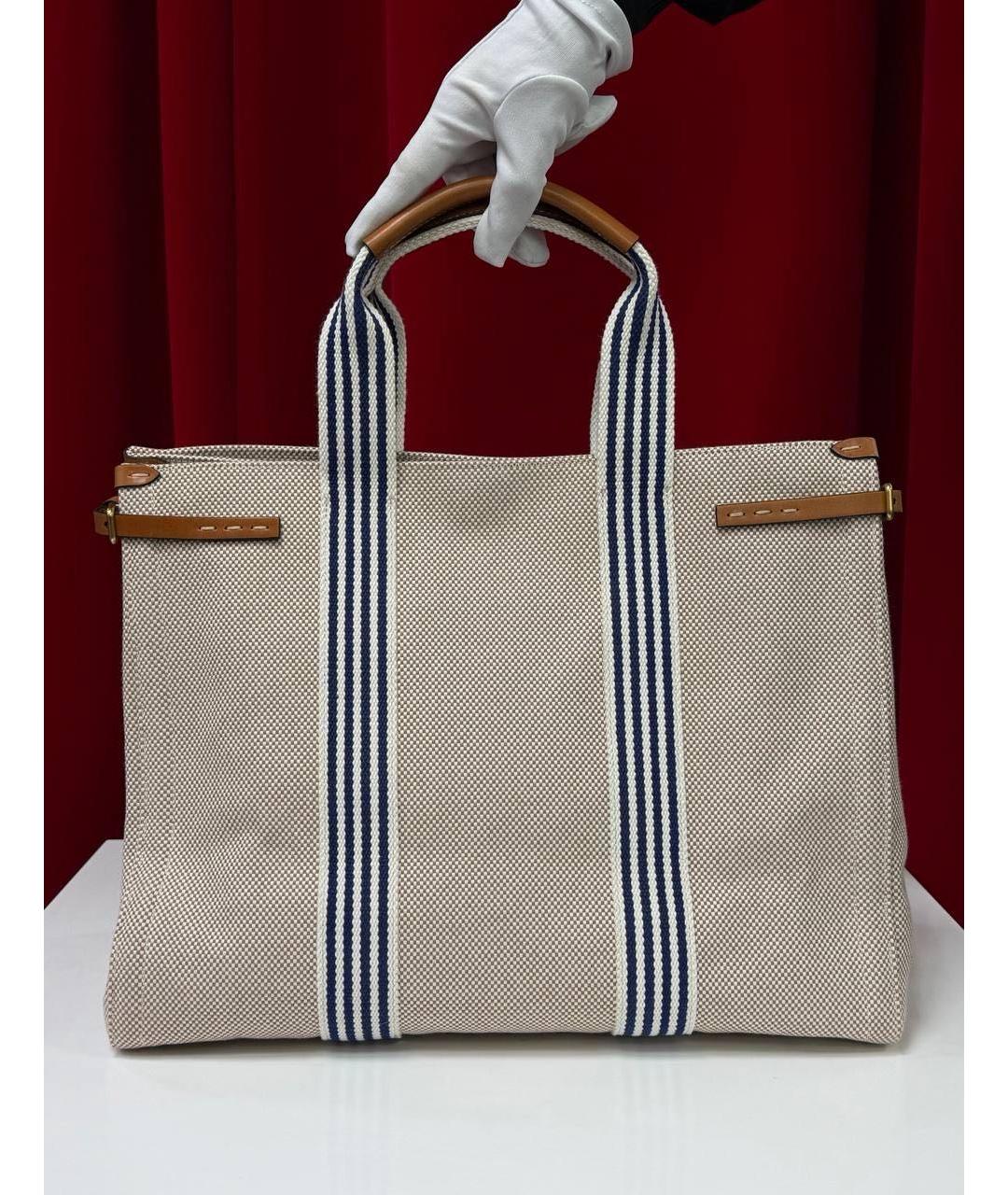 VALENTINO Бежевая сумка тоут, фото 8