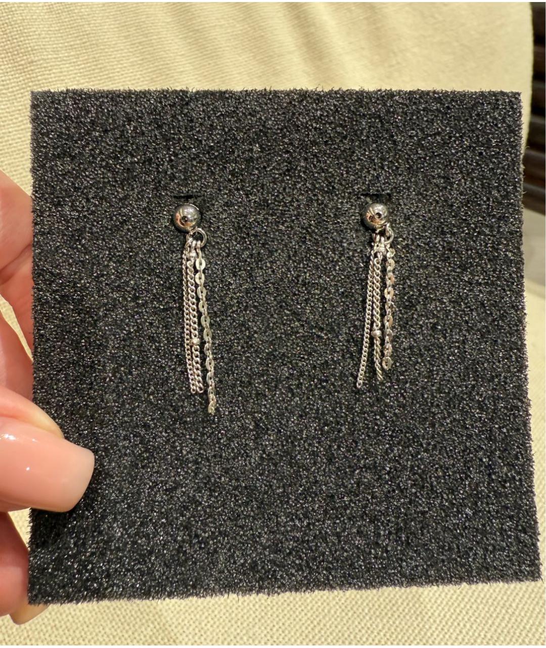 BURBERRY Серебряные серьги, фото 4