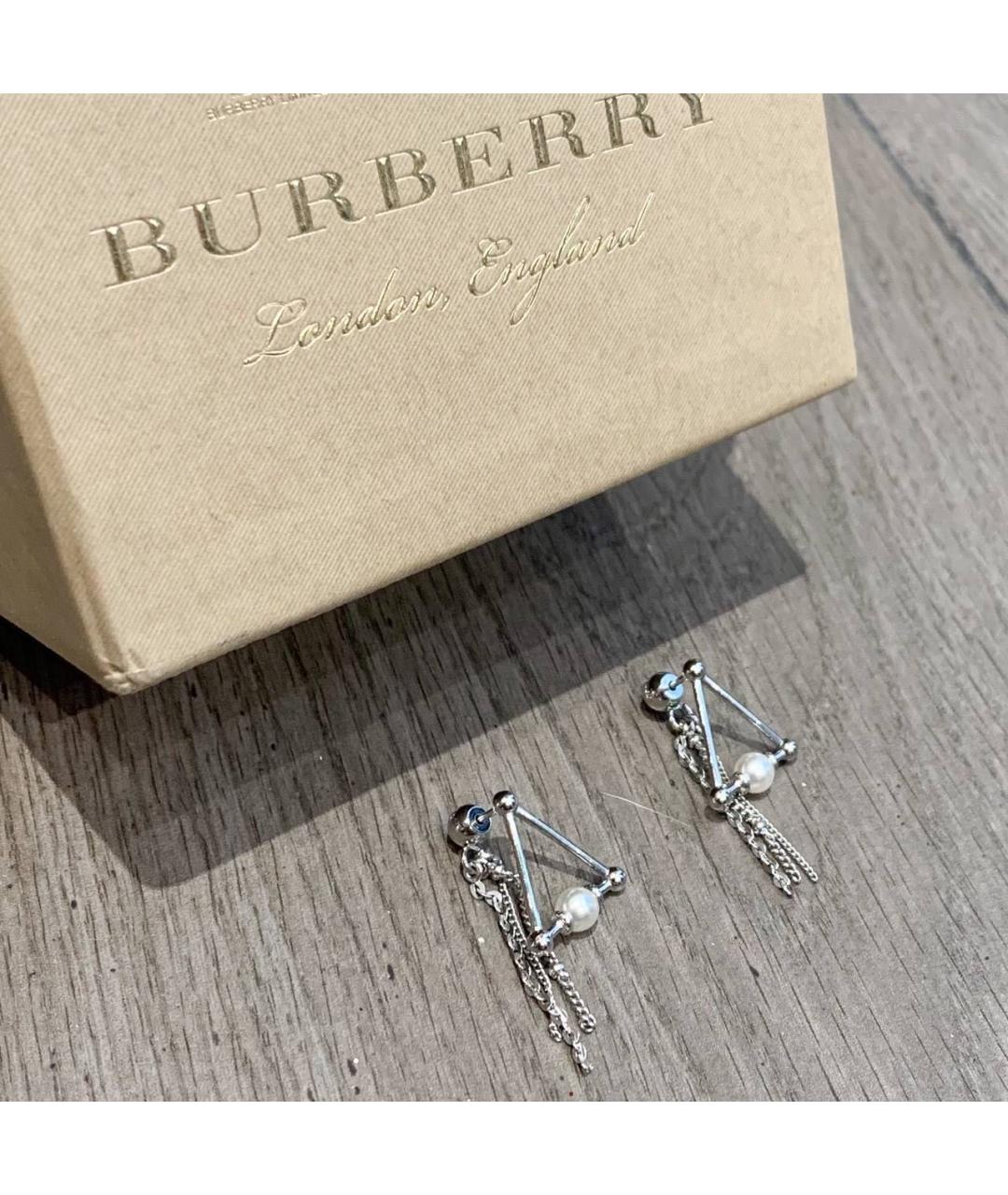BURBERRY Серебряные серьги, фото 3