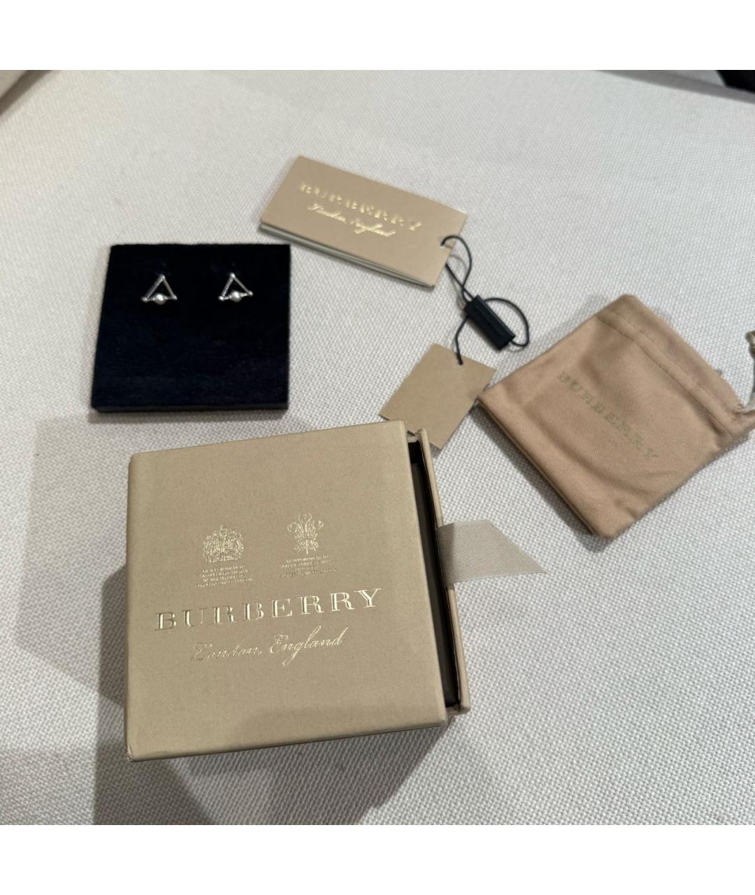 BURBERRY Серебряные серьги, фото 5