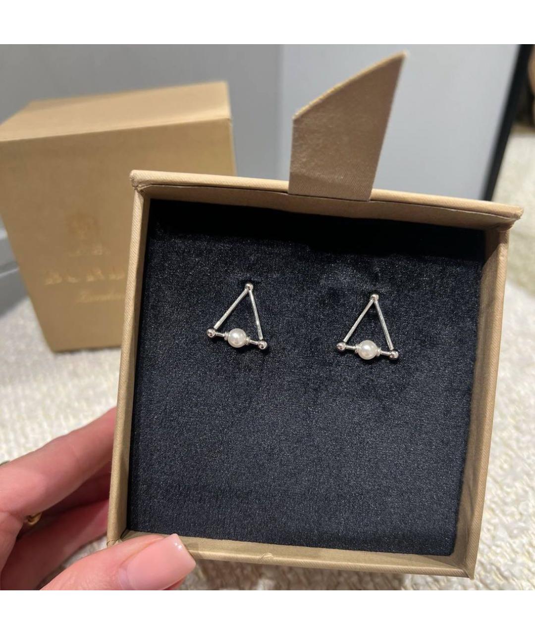 BURBERRY Серебряные серьги, фото 2