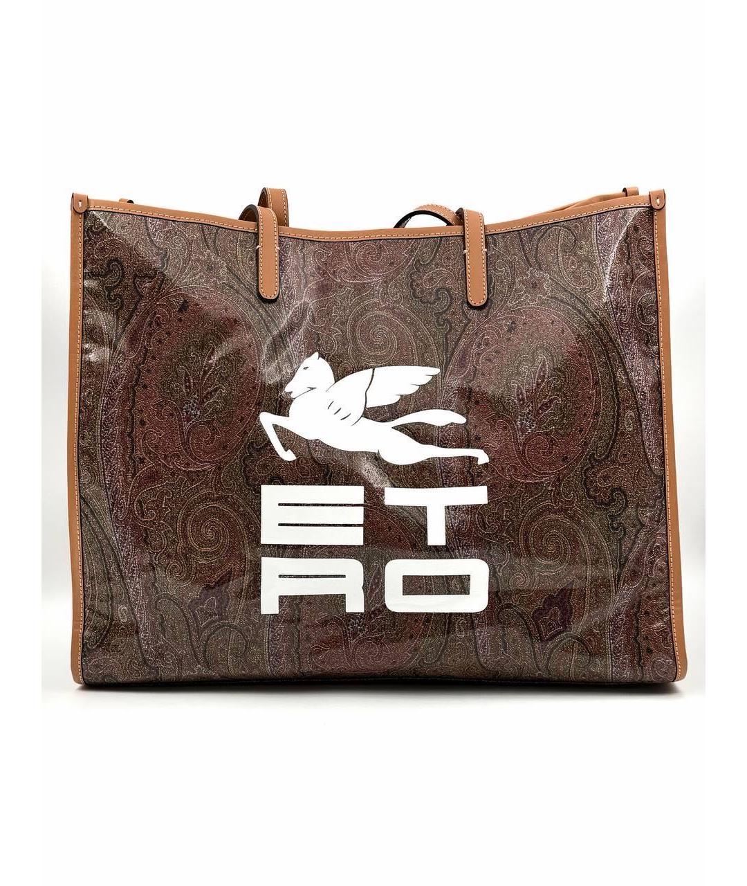 ETRO Коричневая сумка тоут, фото 8