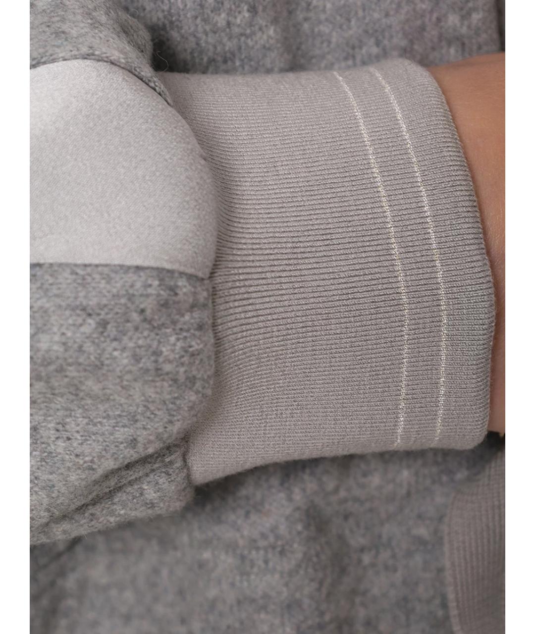 LORENA ANTONIAZZI Серый шерстяной костюм с брюками, фото 5