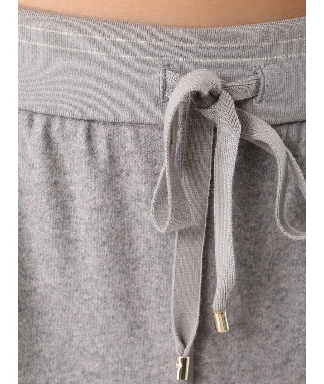 LORENA ANTONIAZZI Серый шерстяной костюм с брюками, фото 9