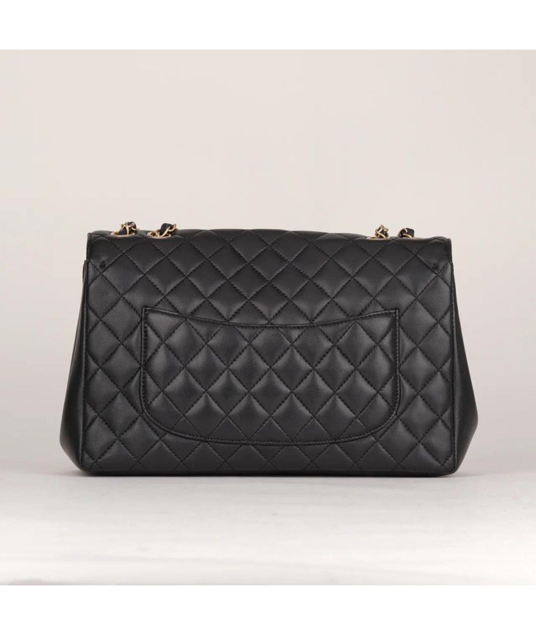 CHANEL Черная кожаная сумка через плечо, фото 3