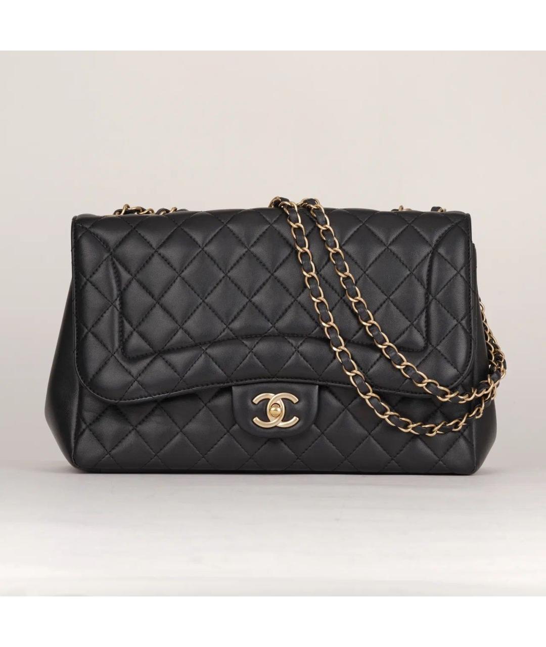 CHANEL Черная кожаная сумка через плечо, фото 9