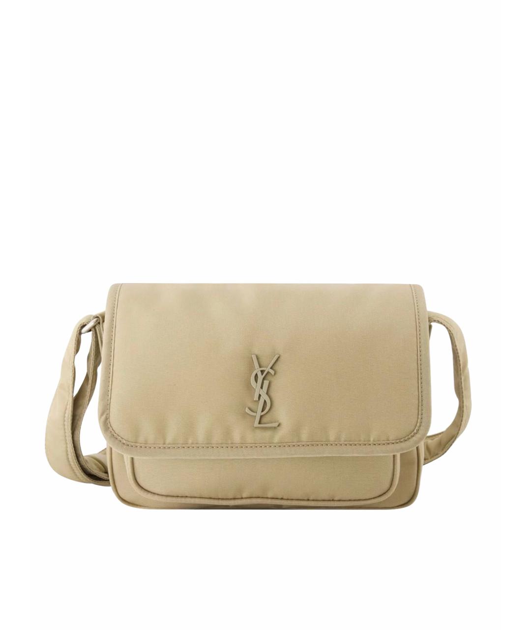 SAINT LAURENT Бежевая сумка через плечо, фото 1