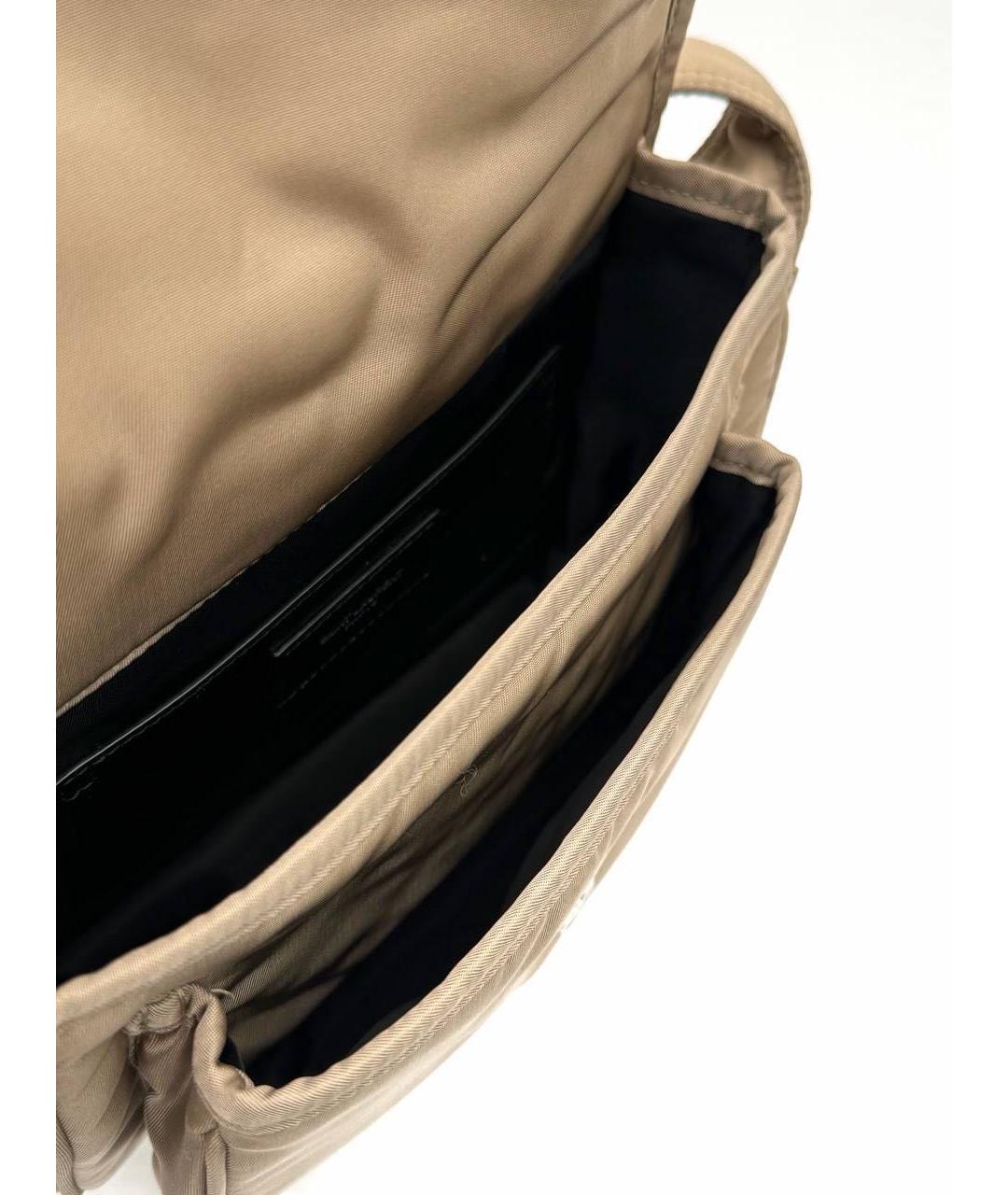 SAINT LAURENT Бежевая сумка через плечо, фото 5