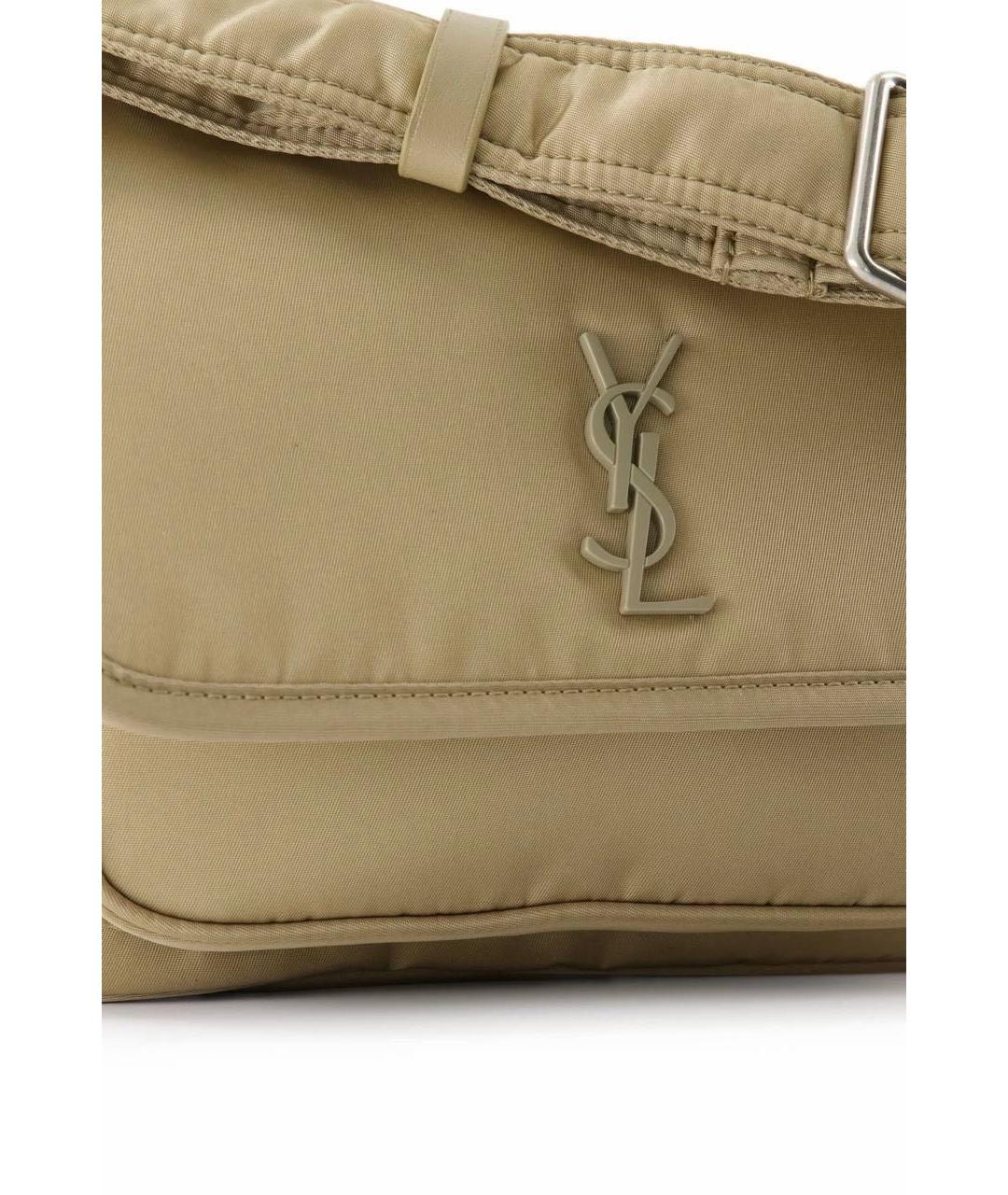 SAINT LAURENT Бежевая сумка через плечо, фото 3
