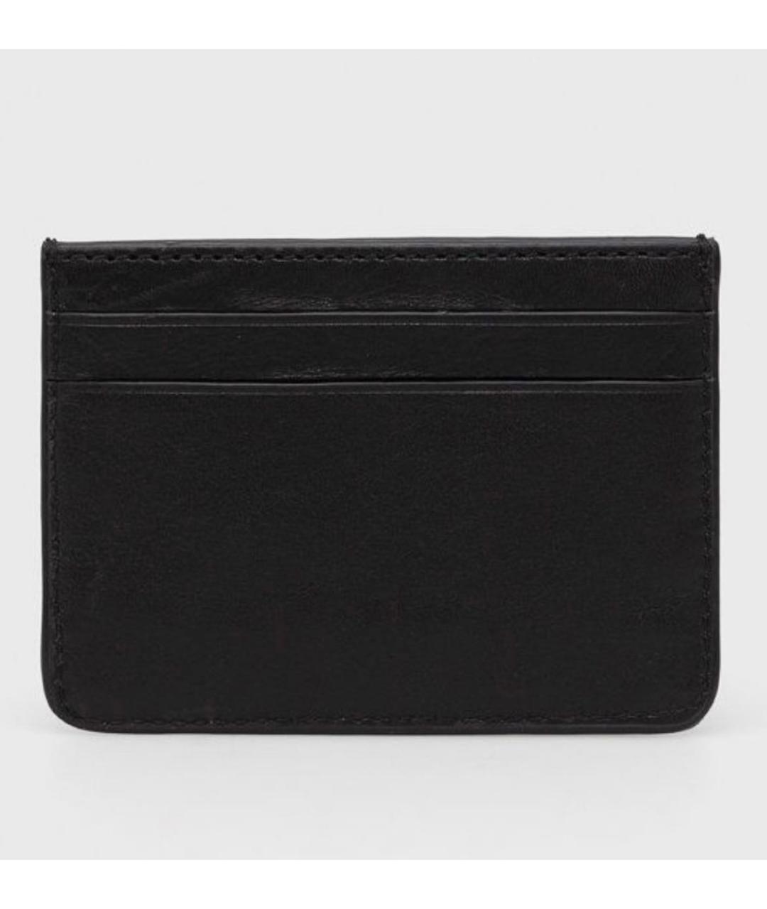 POLO RALPH LAUREN Черный кожаный кардхолдер, фото 4