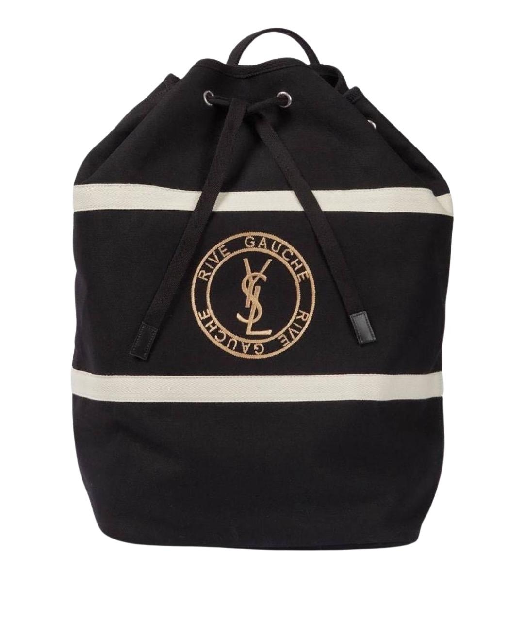 SAINT LAURENT Черный рюкзак, фото 1