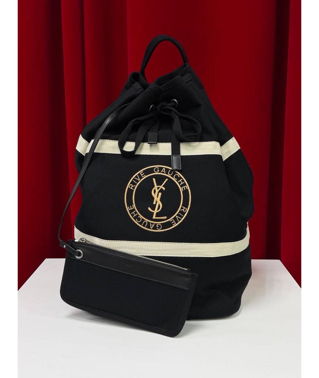 SAINT LAURENT Черный рюкзак, фото 6