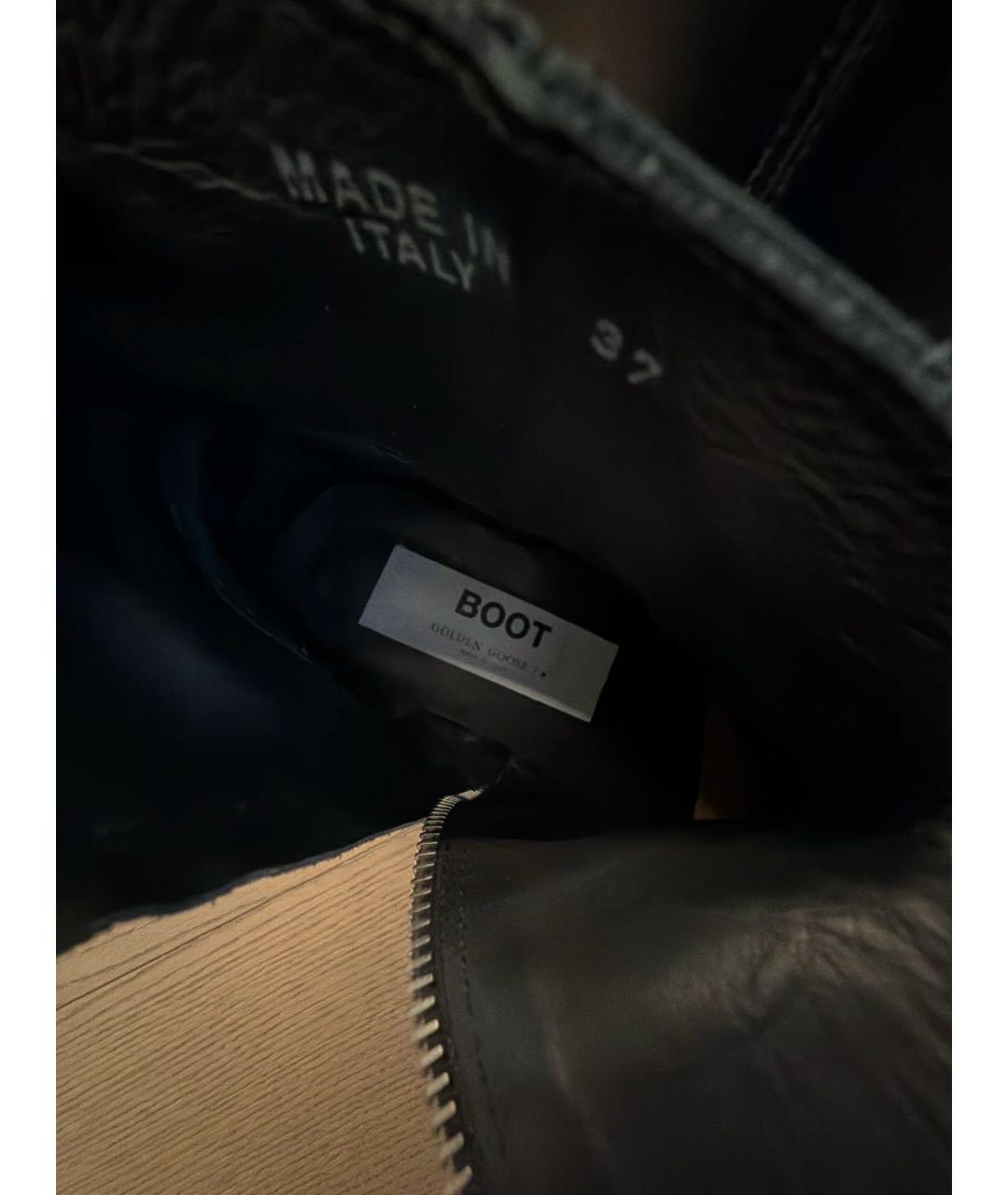 ISABEL MARANT Черные кожаные полусапоги, фото 7