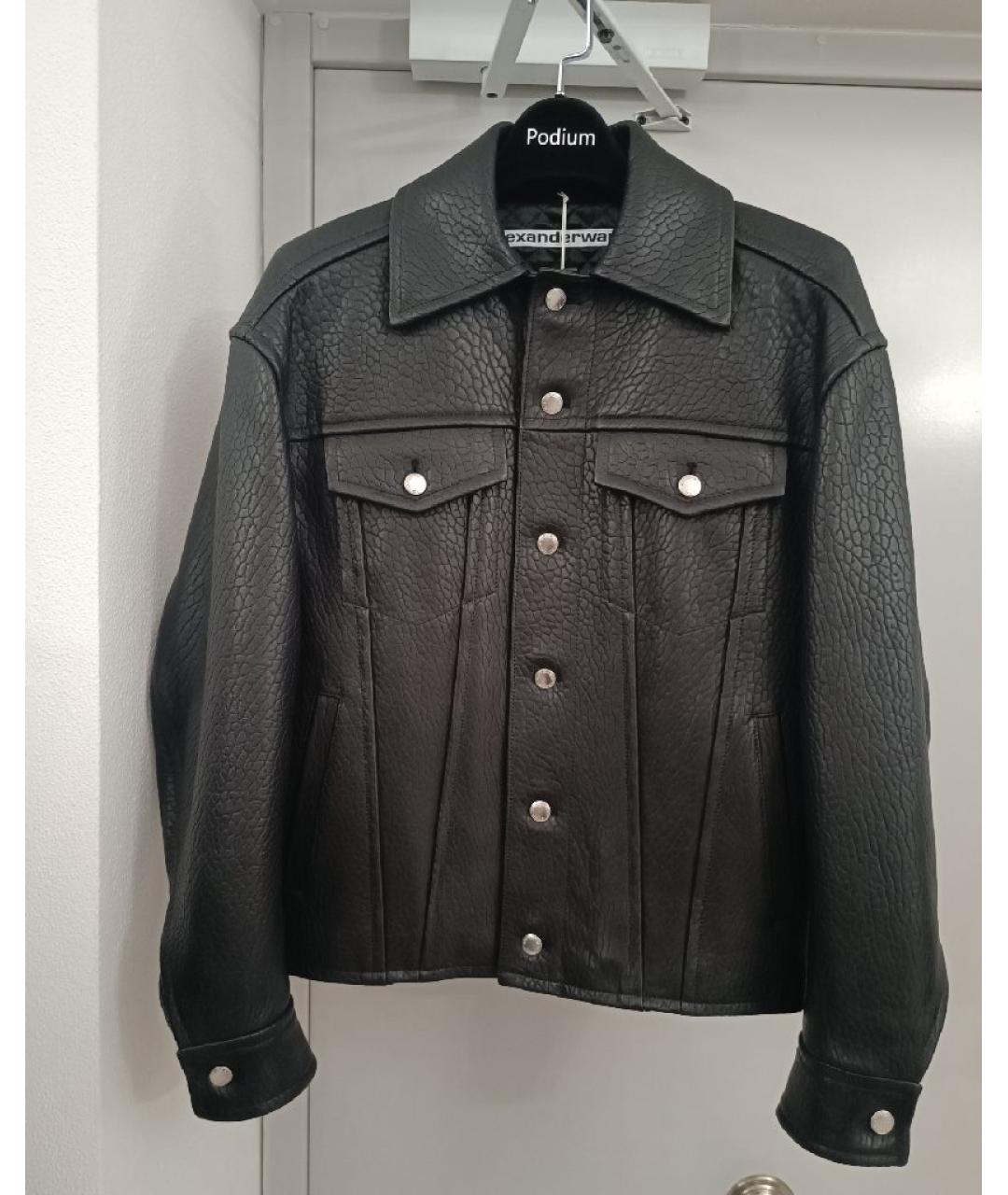 ALEXANDER WANG Черная кожаная куртка, фото 8