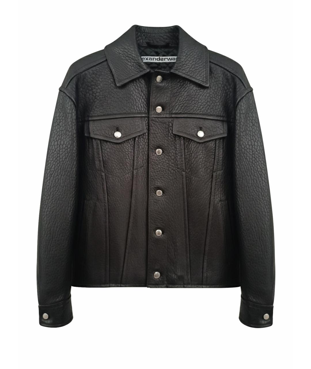 ALEXANDER WANG Черная кожаная куртка, фото 1