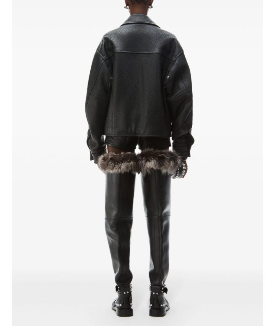 ALEXANDER WANG Черная кожаная куртка, фото 7