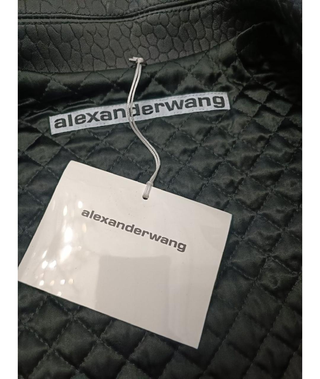ALEXANDER WANG Черная кожаная куртка, фото 3