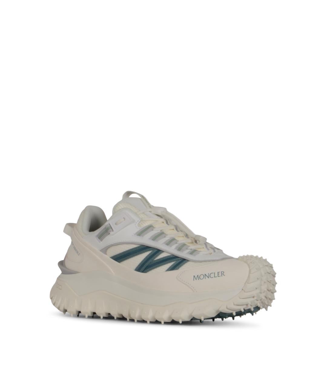 MONCLER Белые синтетические кроссовки, фото 2