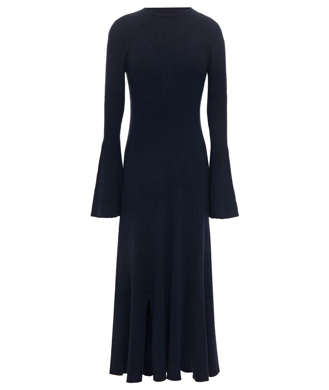 SANDRO Темно-синее полиамидовое повседневное платье, фото 1