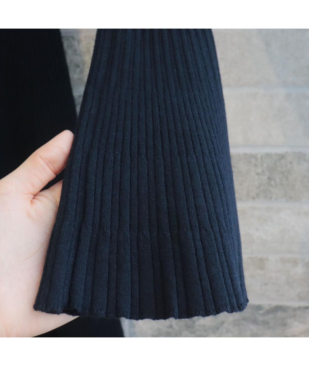 SANDRO Темно-синее полиамидовое повседневное платье, фото 6