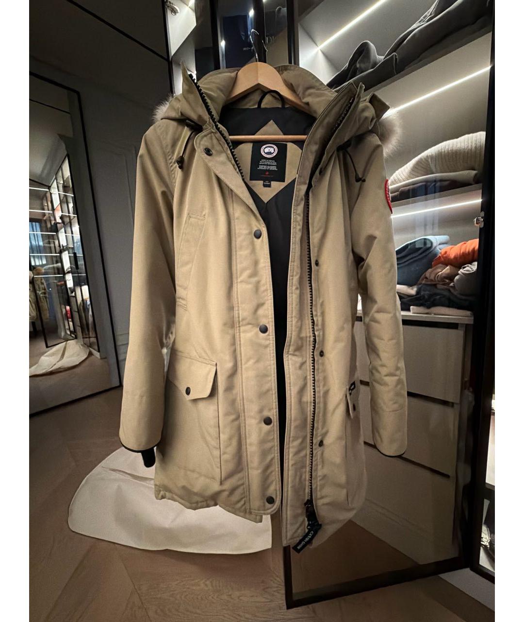 CANADA GOOSE Бежевая парка, фото 7