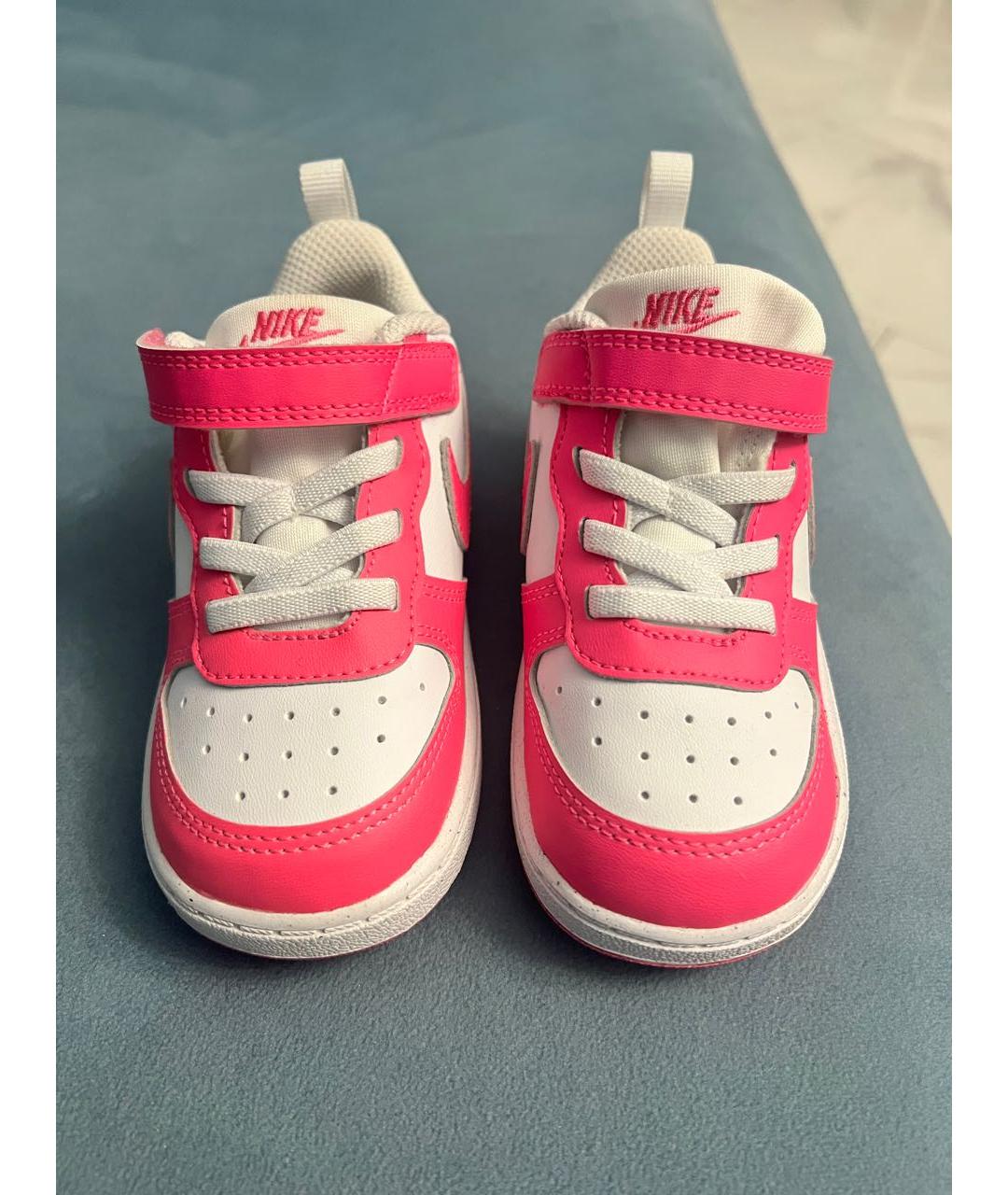 NIKE Белые кеды из искусственной кожи, фото 2