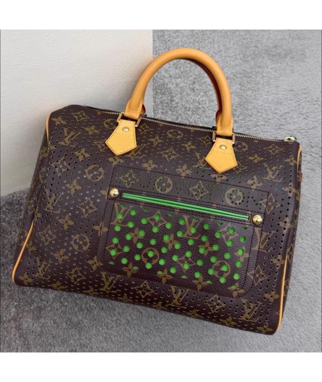 LOUIS VUITTON Кожаная сумка с короткими ручками, фото 2