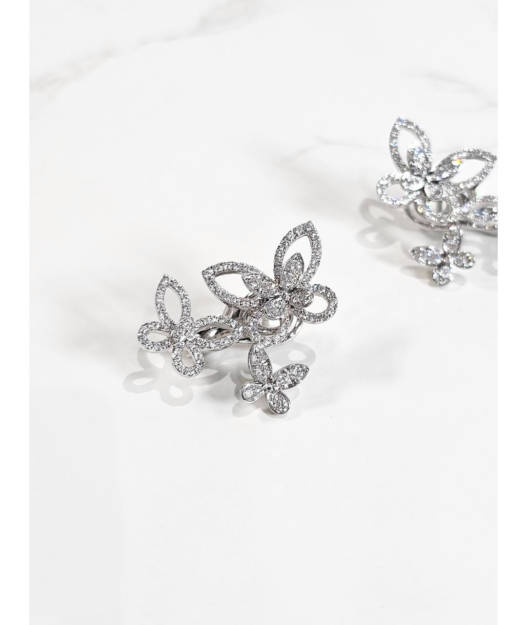 GRAFF Серебряные серьги из белого золота, фото 3