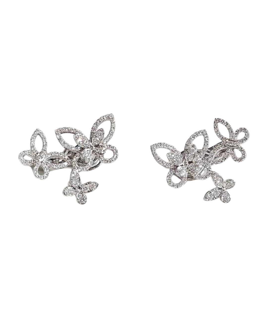 GRAFF Серебряные серьги из белого золота, фото 1