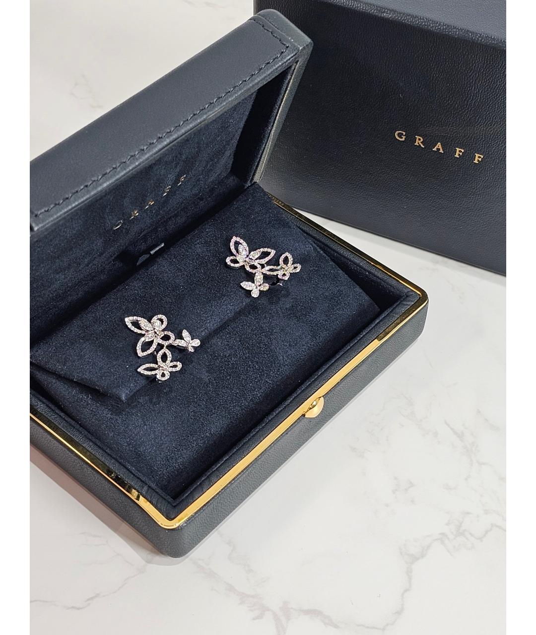 GRAFF Серебряные серьги из белого золота, фото 2