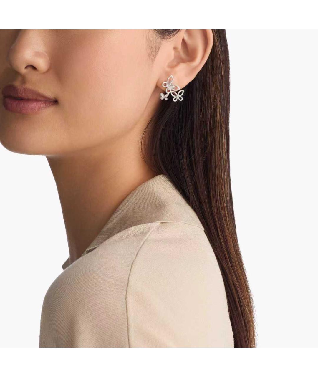 GRAFF Серебряные серьги из белого золота, фото 5