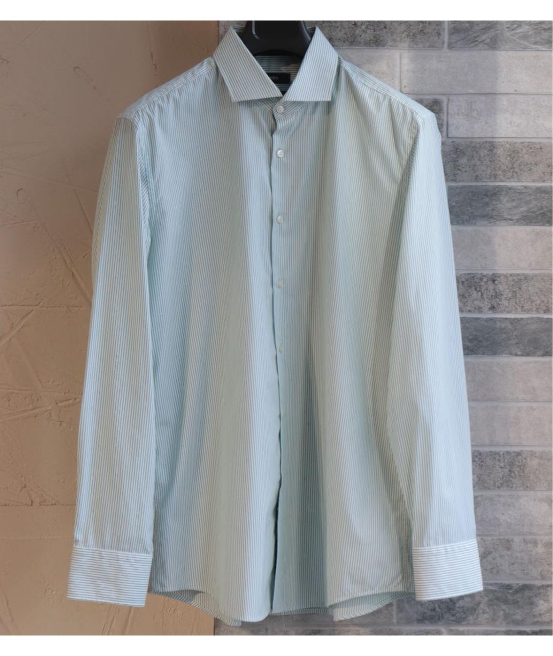 HUGO BOSS Мульти хлопковая классическая рубашка, фото 8