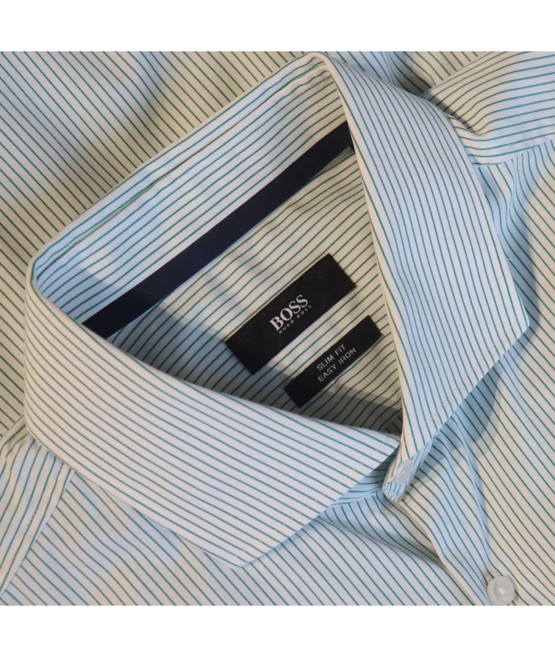 HUGO BOSS Мульти хлопковая классическая рубашка, фото 3