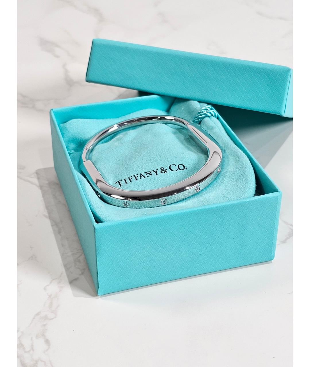 TIFFANY&CO Серебрянный браслет из белого золота, фото 2