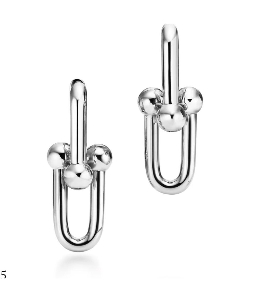 TIFFANY&CO Серебряные серебряные серьги, фото 5