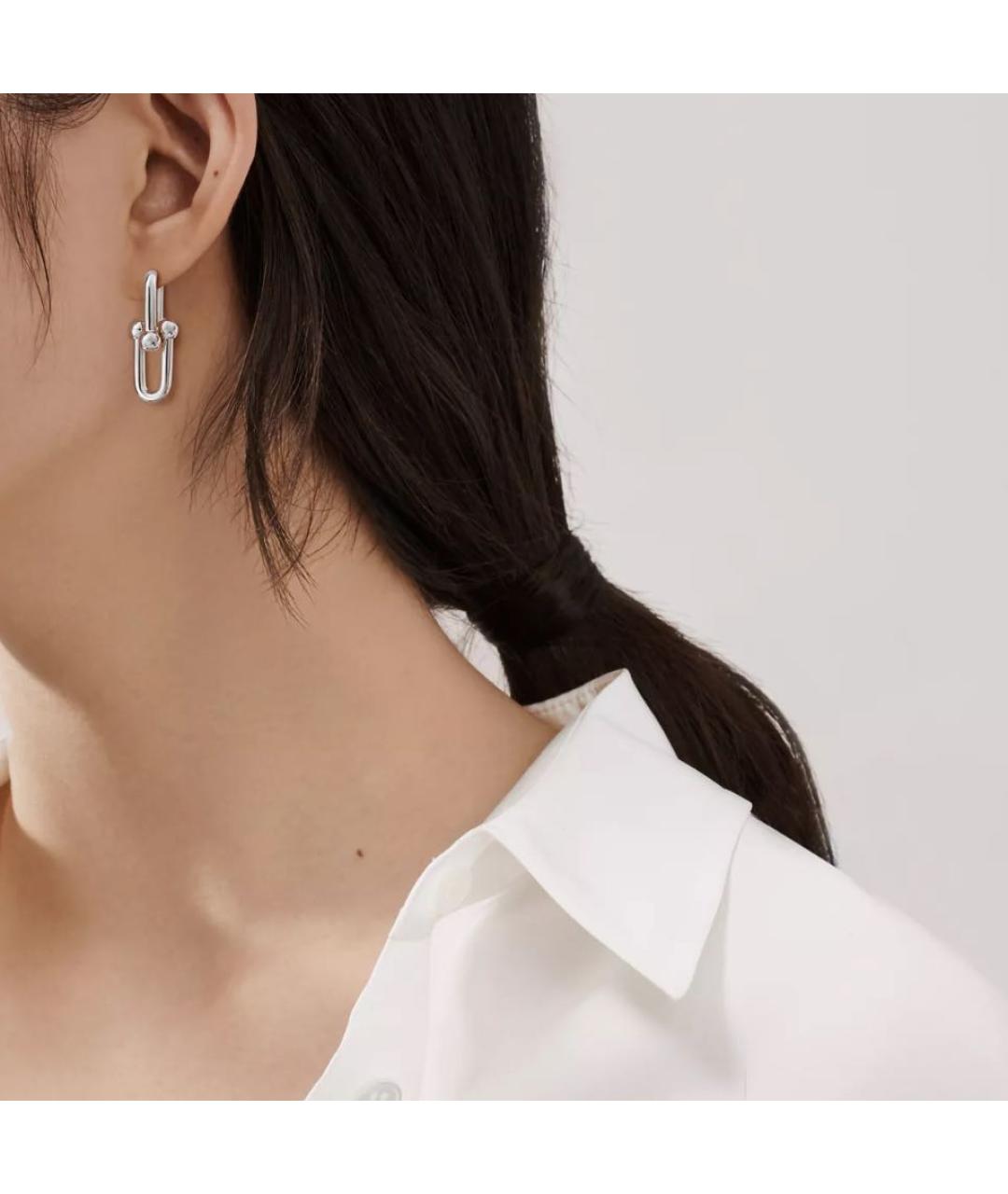 TIFFANY&CO Серебряные серебряные серьги, фото 3