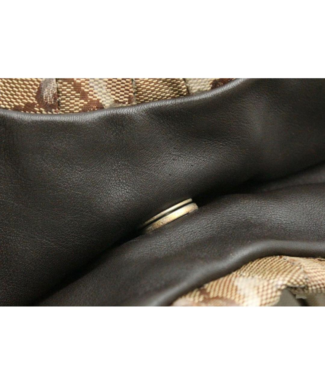 GUCCI Коричневая сумка с короткими ручками, фото 5