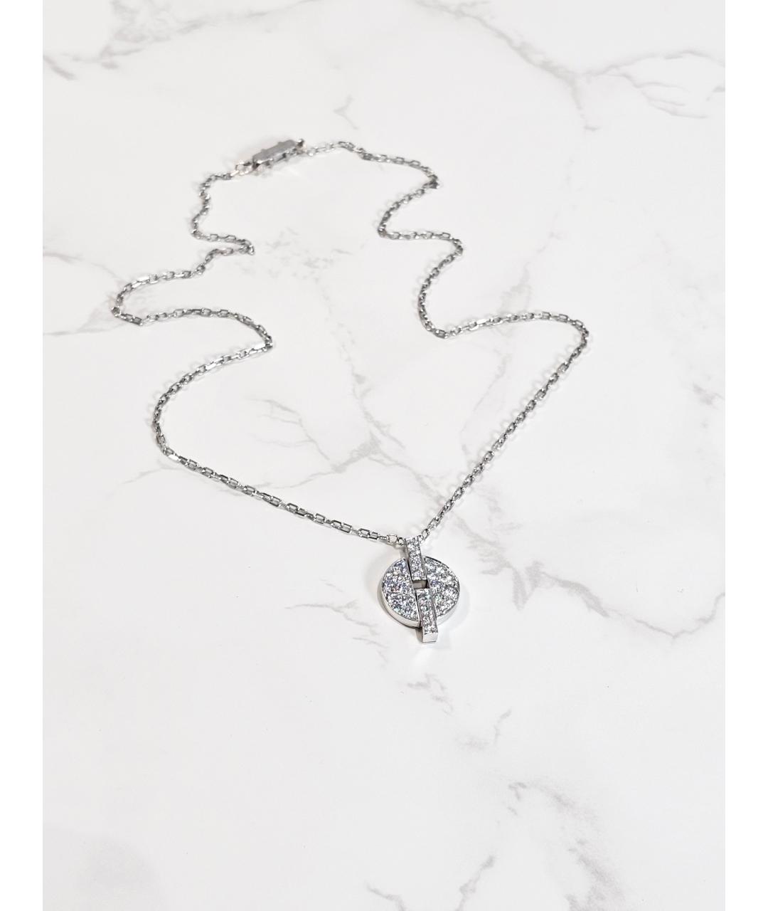 CARTIER Серебряное колье из белого золота, фото 3