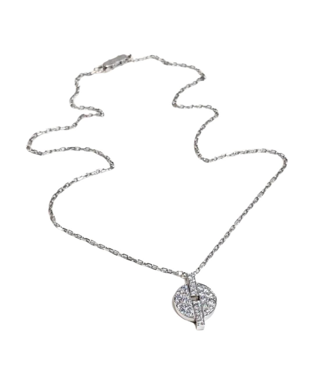CARTIER Серебряное колье из белого золота, фото 1
