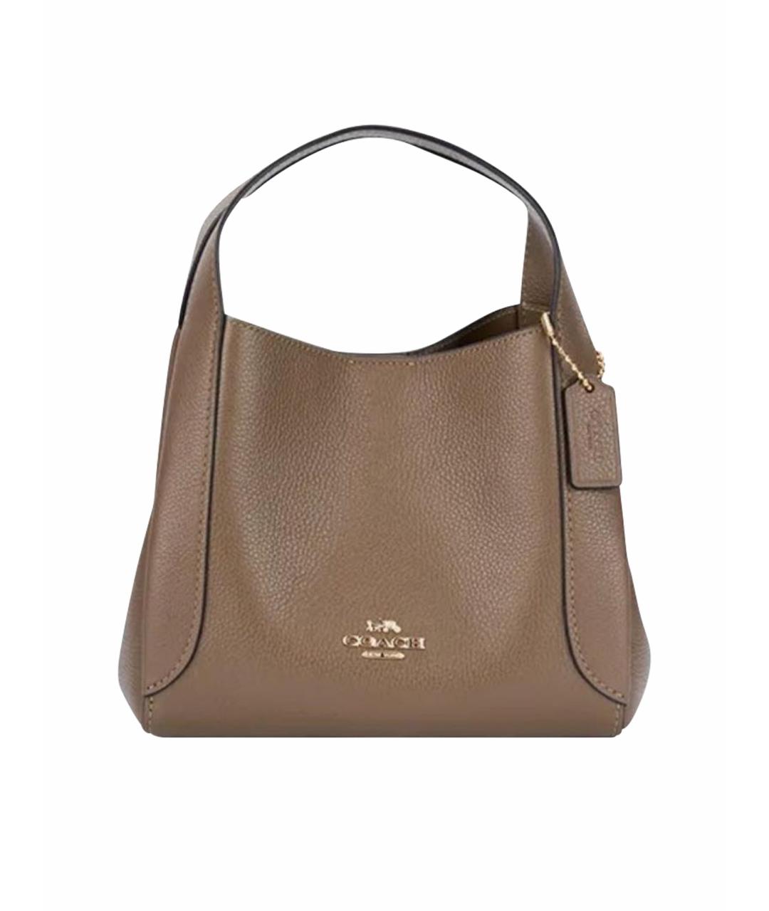 COACH Бежевая кожаная сумка тоут, фото 1