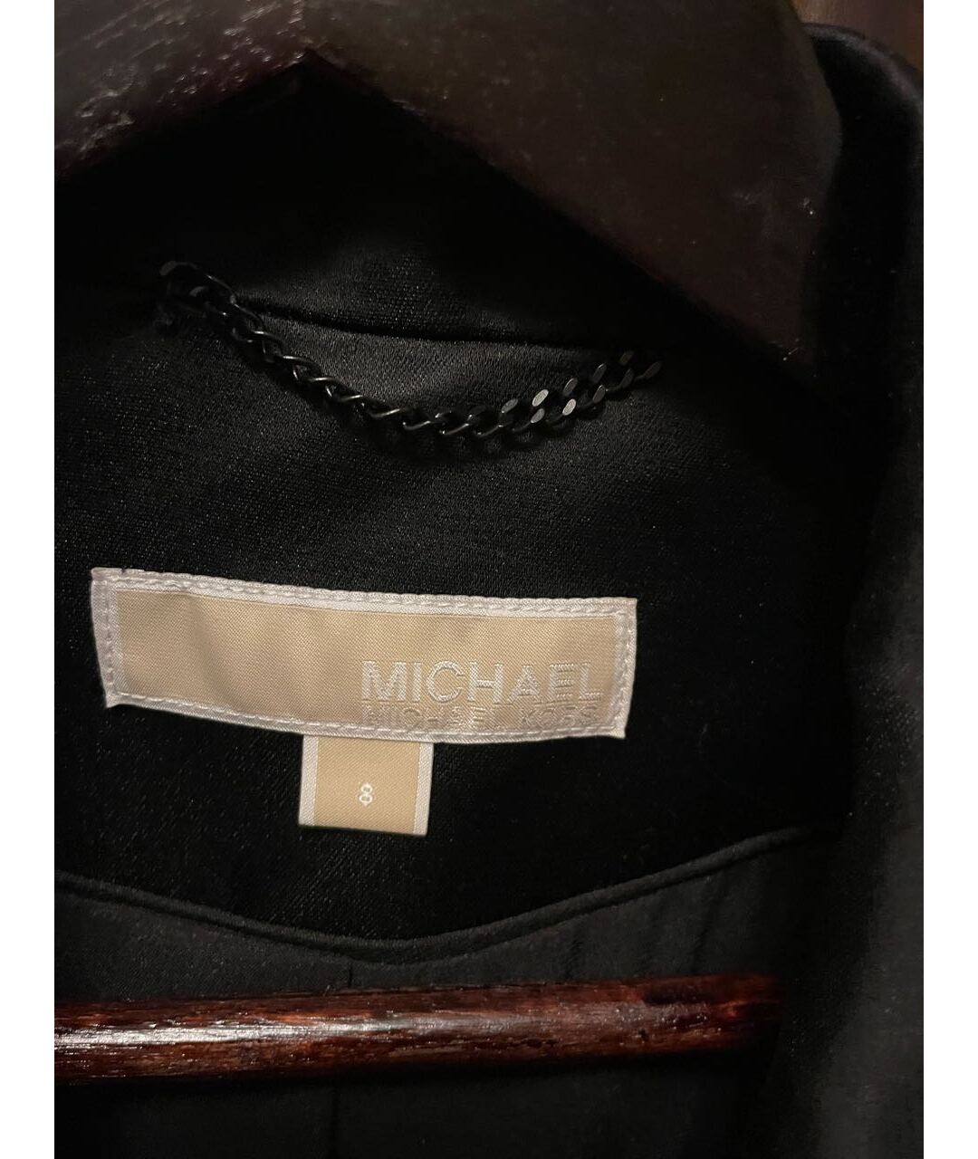 MICHAEL KORS Черный полиэстеровый жакет/пиджак, фото 3