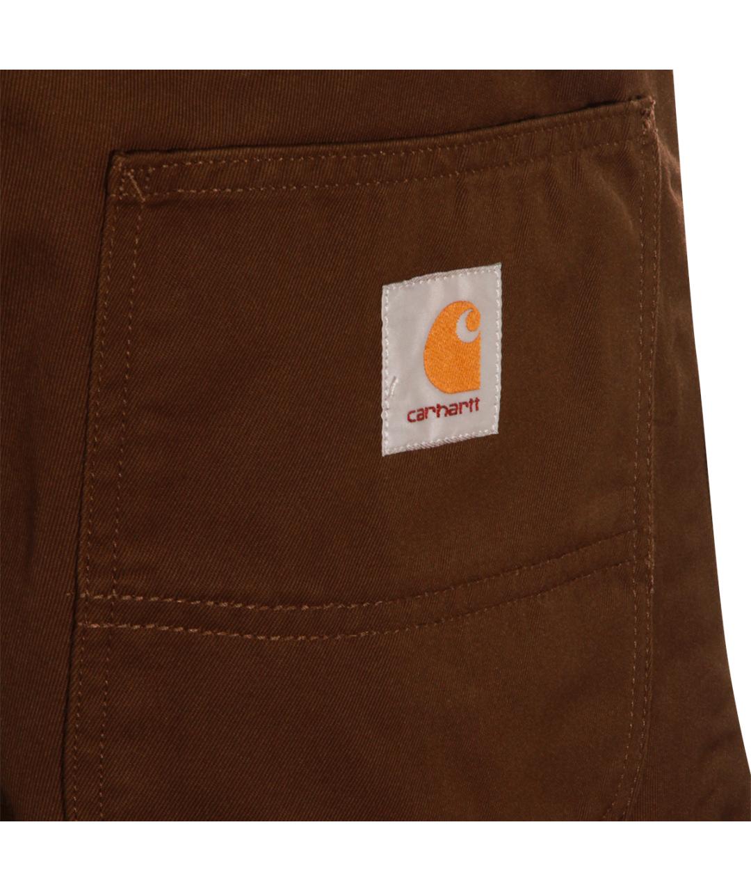 CARHARTT WIP Коричневые повседневные брюки, фото 4