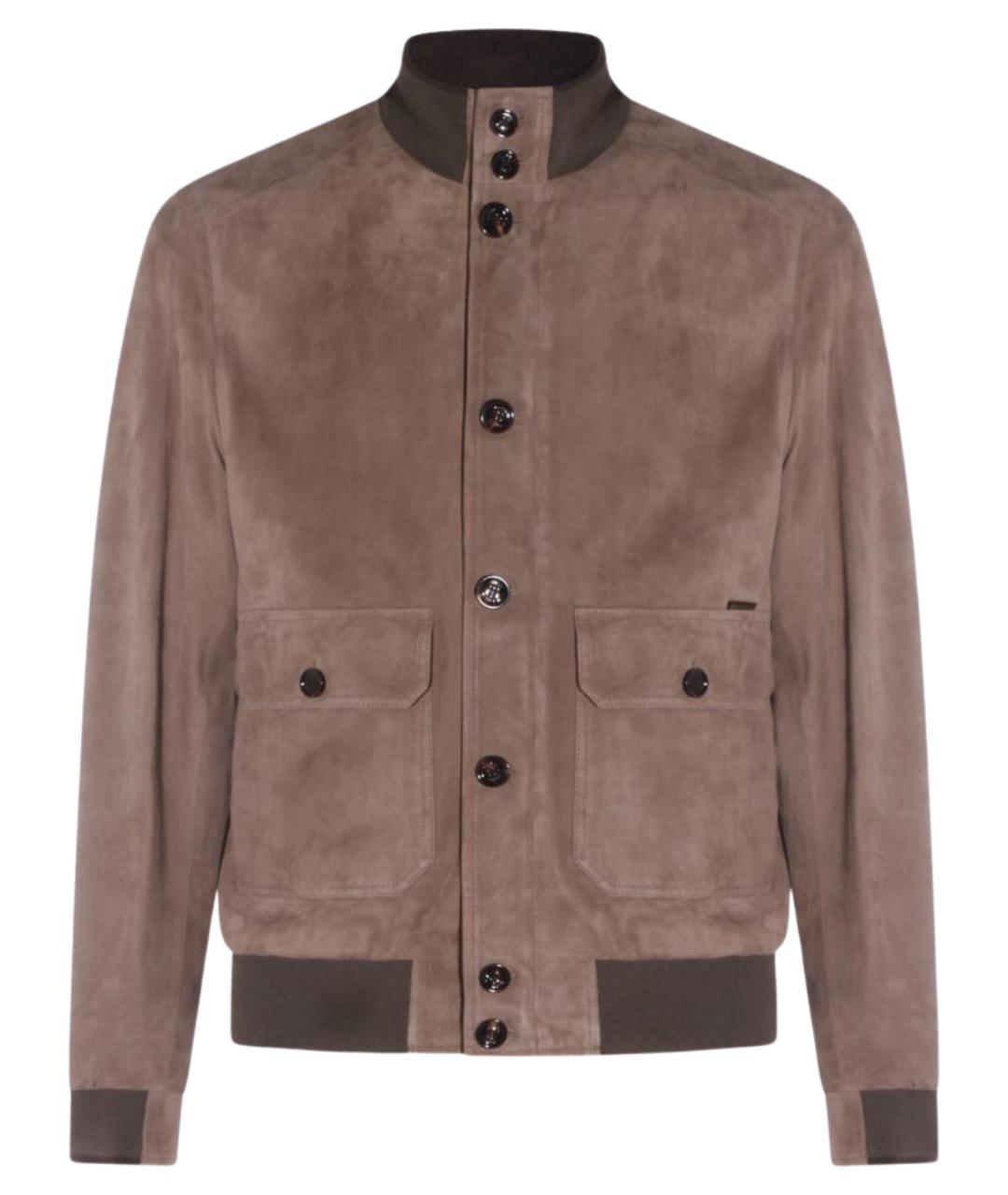 MOORER Коричневая куртка, фото 1