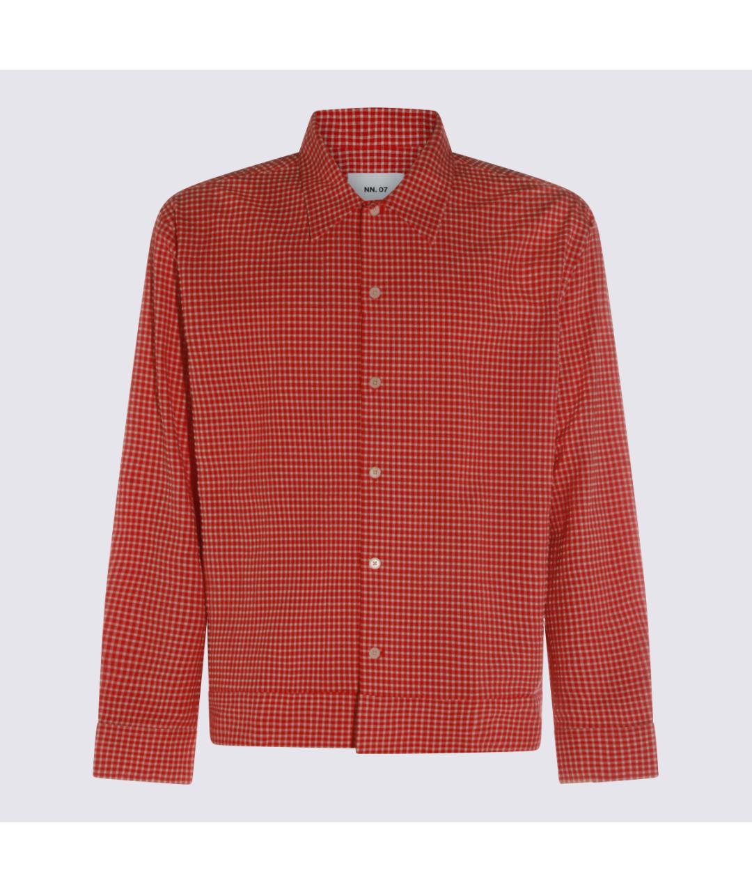 NN.07 Красная кэжуал рубашка, фото 5