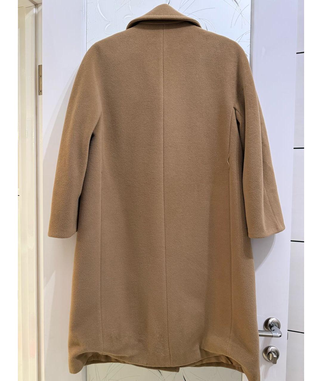 'S MAX MARA Бежевое шерстяное пальто, фото 2